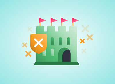 Product Illustration — Storm the Castle app branding colorful design gradient icon illustration playful product product branding product illustration vector