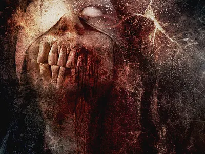 "Carrion" Macabre Art art artist artists artwork creepy dark darkart demon devil devil horns horror horror art horrorart macabre monster scary strange surreal surrealism teeth