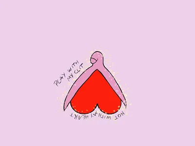 Magical Clit card card design cartoon cartoon character cartoon illustration empowering empowerment female feminism feminist hand drawn handmade heart sex sexual sexuality women women empowerment women in illustration