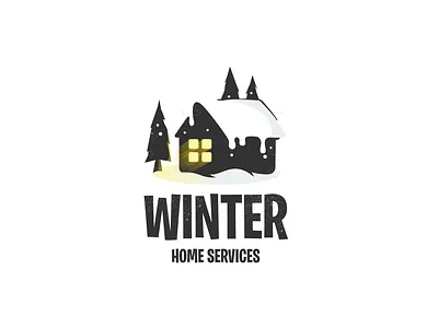 WINTER HOME awesome brand branding design designer graphic home home logo icon illustration inspiration logo vector winter winter logo