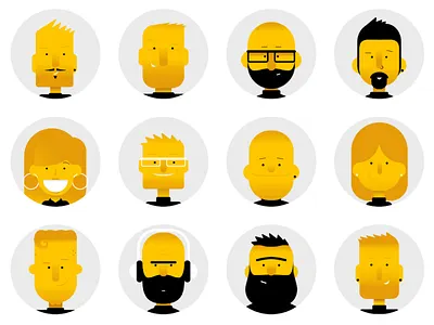 Portraits for United Agency illustration portraits