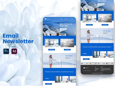 Email Newsletter Design branding design email design email marketing email newsletter email template gmail landing page design mobile app design mobile design ui design user interface website