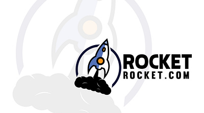 🚀🚀 "ROCKET" 🚀🚀 LOGO DESIGN branding creative design design icon illustration logo logo design rocket rocket logo vector