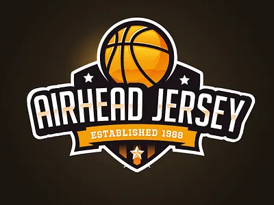 Airhead Jersey logo basket basketball design illustrator jersey logo logodesign logos riturohilla sticker trend ui vector web webdesign