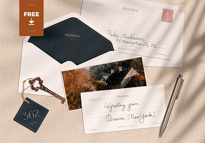 Hospitality Mockup Freebie branding contemporary creative market free psd freebie graphic design hospitality minimal mock up mockup scene creator