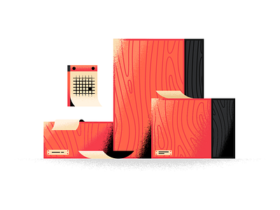 Delivery time box calendar delivery grain logistics sheet time wood