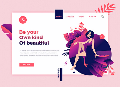 Illustration Concept amazing design artwork clean design dubai designer dubai ui designer graphics minimal design uae ui designer ui design ux designer web banner web design