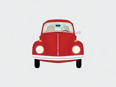 Beetle beetle car colorful design graphic design illustration poster vector vector artwork