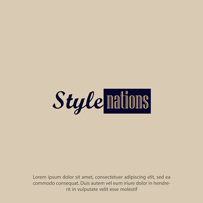 Style Nation brand branding design flat design graphic design icon illustration logo typography vector