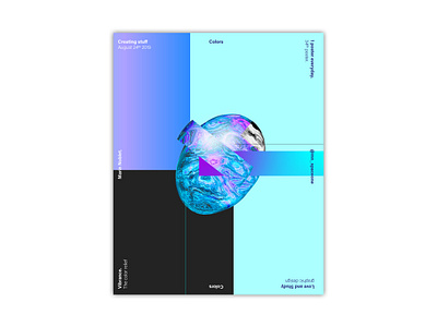 #34 COLORS branding cover design design identity illustration illustrator logo magazine typography