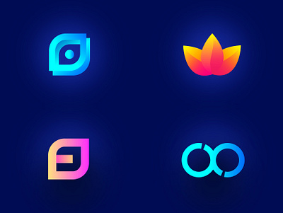 LogoIcon Folio v.2 ab brand designer brand identity designer branding branding design creative creative logo design design designer fj flower india infinity logo logo designer logodesign logodesigner logos print vision