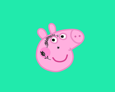 lil Peppa adobe ilustrator design graphic design illustration illustrator kids peppa rap trap vector