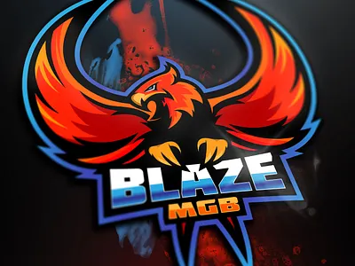 Blaze mgb esports gaming graphic logo logotype mascot mascot logo sport sports vector