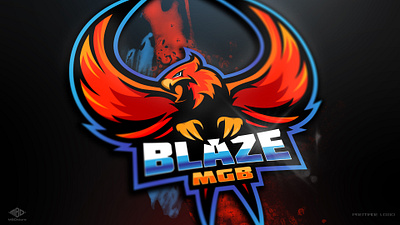 Blaze mgb esports gaming graphic logo logotype mascot mascot logo sport sports vector