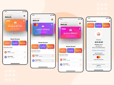 Bank App app ui ux webdesign
