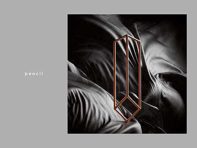 Pencil 3d abstract adobe art black c4d cgi cinema4d colors dark design geometric geometrical gold illustration pattern redshift render set simulation