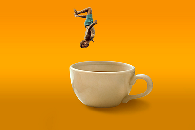 in coffee III photoediting photoshop
