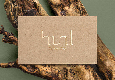 Hunt Interiors Identity Concept art branding logo