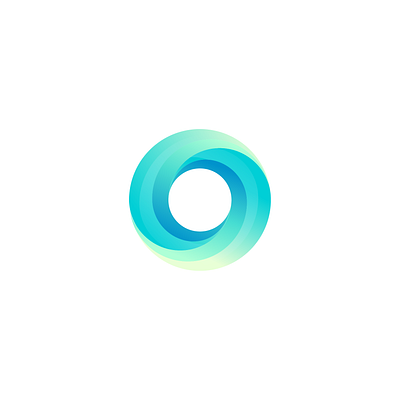 Rim brand design gradient graphic icon logo rim ui vector