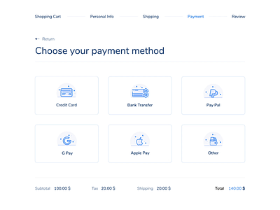 Payment - Daily UI Challenge 02 clean dailyui interaction motion design product design uxui webdesign website