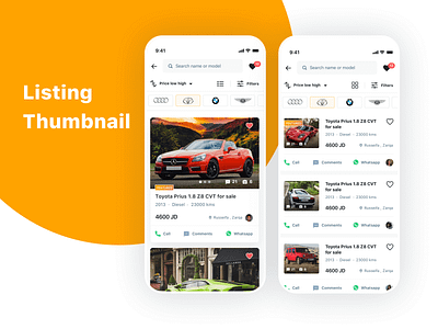 Car Classified App android app app design car app design interation design ios app ios design landing page landing page ui new car app new car app startup uiux user car app user car app