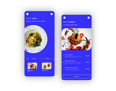 Food Order App Design app branding checkout page clean delivery delivery app design flat food homepage identity illustration illustrator minimal order order online purple ui ux vector