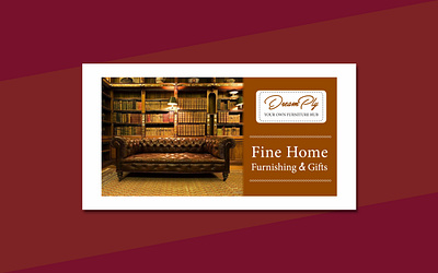 Home Decor Banner adobe banner decor design graphic graphics home indesign