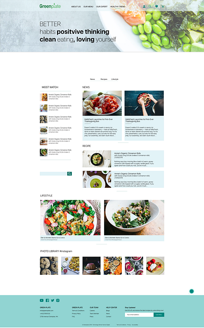 Design for News, Blog, Trending...page web web design website