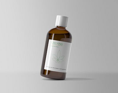 CBD KING brand identity cbd oil logo logodesign logos