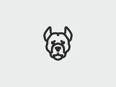 Pitbull Dog Logo branding dog gym gym app gym logo logo security logo