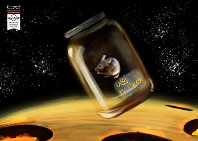 Mouse Space Ship art artist digital art digital paint digital painting digitalart fantasy illustration illustrator painting