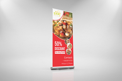 Roll-up Banner banner design logo photoshop