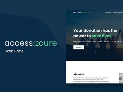 Access2Cure - Web page adobe xd adobexd colors design figma invision studio landing page principle sketch sketchapp typography ui ux uiux web web design webdesign website website design xd design xddailychallenge