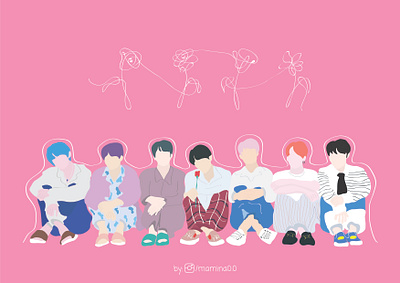 Love Yourself 01 art bangtanfanart bts btsfanart character art digital art illustration loveyourself mapofthesoul