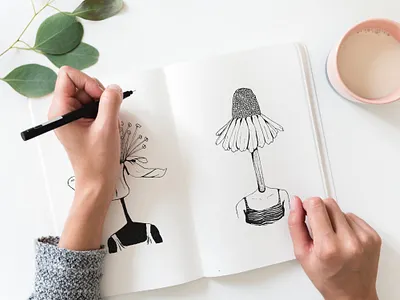 Farbfelder illustrations drawing illustration