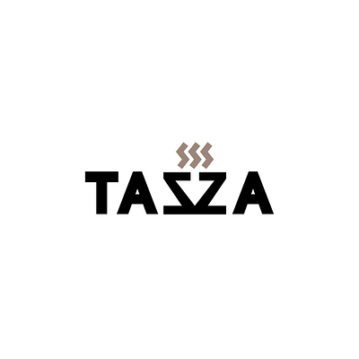 Tazza - Coffee Shop 50 days logo challenge brand branding coffe coffee shop dailylogochallenge design dlc icon identity illustration illustrator lettering logo minimal type typography vector