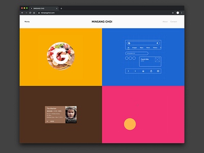 New Homepage framer google portfolio prototype