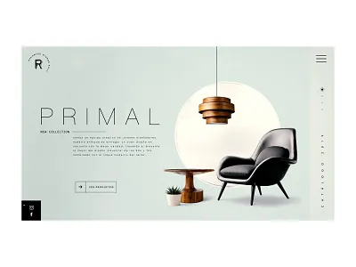 Concept website RUIN© art direction concept design design design art diseño homepage design ui ui designs web website