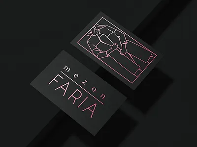 Faria Mezon clothes clothing faria mezon fashion logo logotype luxury mezon mode model outline pink woman woman logo women clothing فاریا مزون لوگو لوگو مزون لوگوتایپ مزون