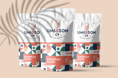 Packaging Coffee using Myona Sans + Extra branding design display font font illustration lettering package design packaging pattern photoshop typography vector
