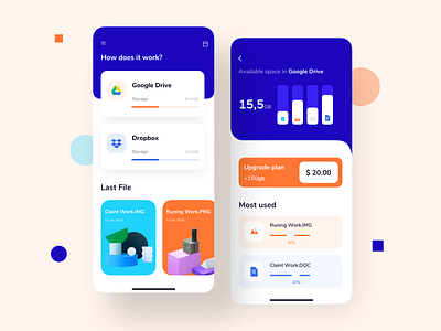 Storages Management UI App app design app concept app ui design colorful app conceptual design dashboard ecommerce illustration management management app management system storages storages management user interface