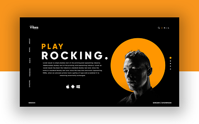 Play Rocking UI/UX animation app browser design interface interface design interfaces type ui ux web website