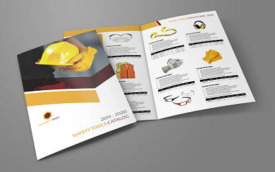 Safety Tools Catalog Bi Fold Brochure Template catalog cataloque commerce design industrial instrument multi purpose multipurpose part parts product products catalog products cataloque products description repair safe safety safety book safety tools supplier