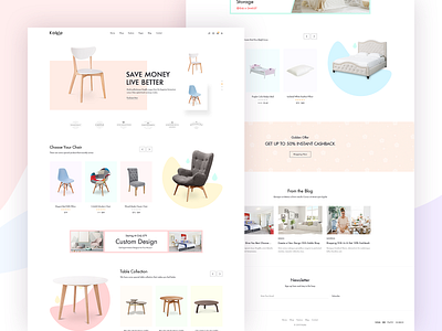 Kable - eCommerce Theme adobe photoshop blog design clean design ecommerce landingpage newsletter photoshop shop slider ui ux