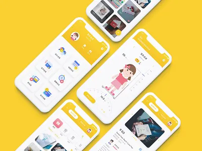 school tracking 2 app appdesign application doodle illustration interface ui uidesign uiuxdesign userinterface