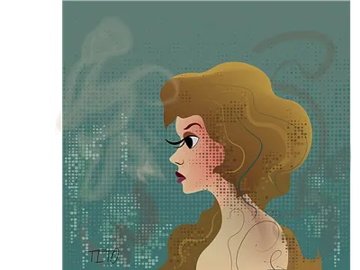 women animation branding illustration illustrator logo type ui ux vector website