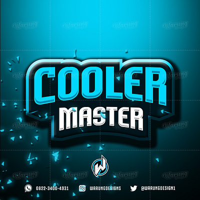 COOLER MASTER design esport logo gamer gaming icon illustration logo logo esport logo gamer vector