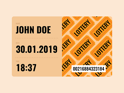 Lottery ticket css lottery ticket