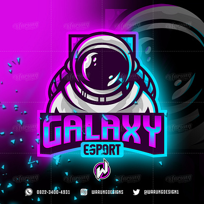 GALAXY ESPORT design esport logo gamer gaming icon illustration logo logo esport logo gamer vector