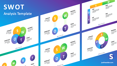 Free Colorful SWOT Analysis Template powerpoint ppt ppt template presentation swot